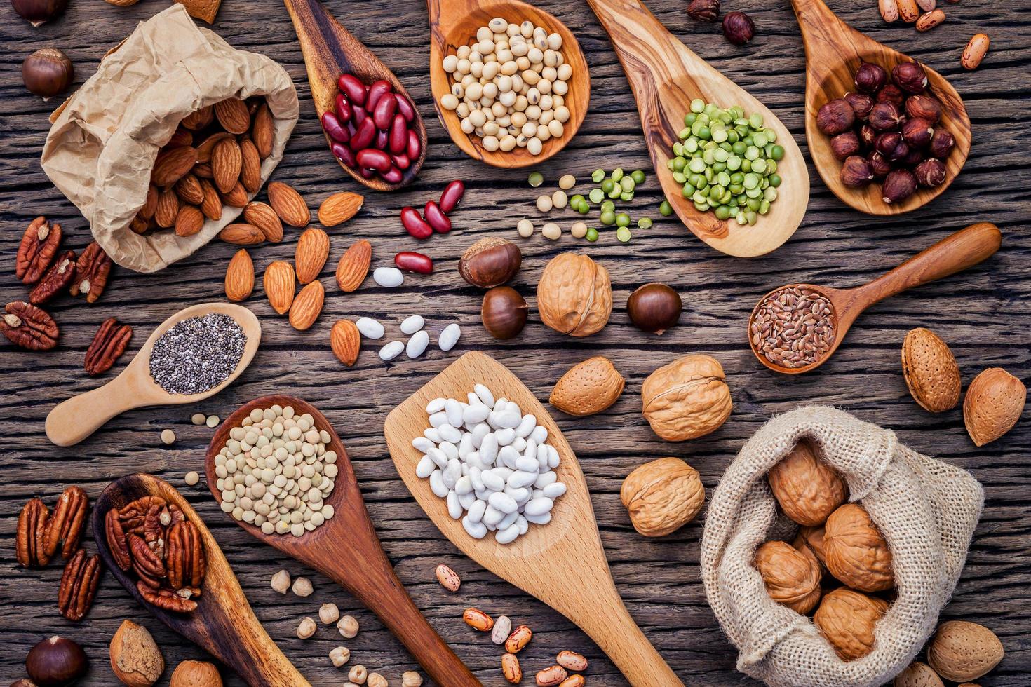 CANTIDAD DE PROTEÍNA EN ALIMENTOS DE ORIGEN VEGETAL