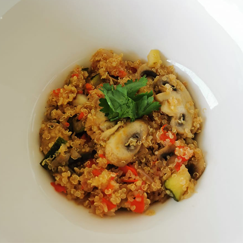 QUÍNOA CON VERDURAS
